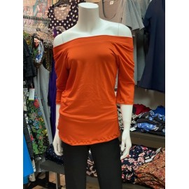 *Loulou Top orange long