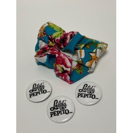 CHOUCHOUS **FLEURS FUSHIA...