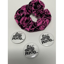 CHOUCHOUS *FLEURES ROSE ET...