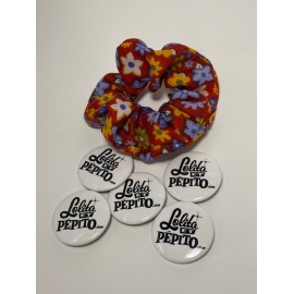 CHOUCHOUS *FLEUR ROUGE ET BLEU