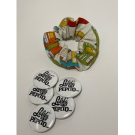 CHOUCHOUS *HAPPY CAMPER BLANC